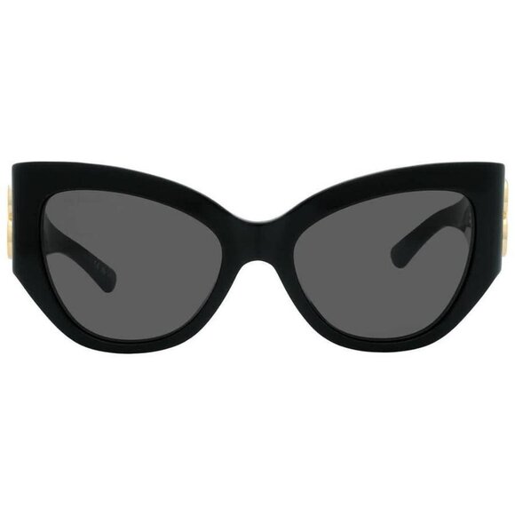 New Authentic Balenciaga Grey Cat Eye Ladies Sunglasses BB0322S 002 55 BB0322S 0 - Picture 1 of 6